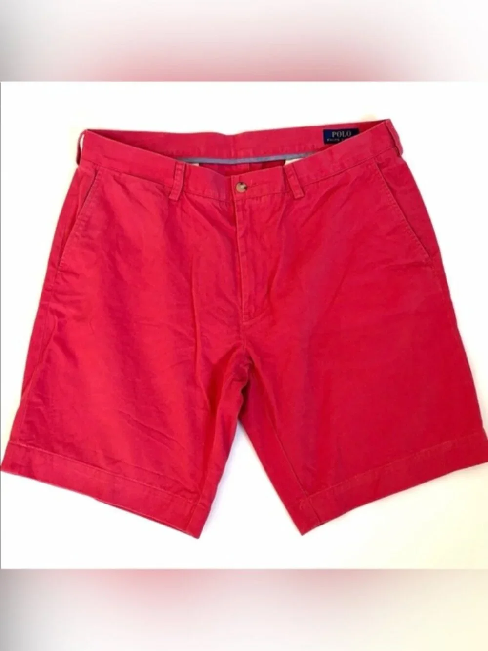 Polo Ralph Lauren Men’s Shorts Classic Fit 9” Shorts Cotton Red size 36